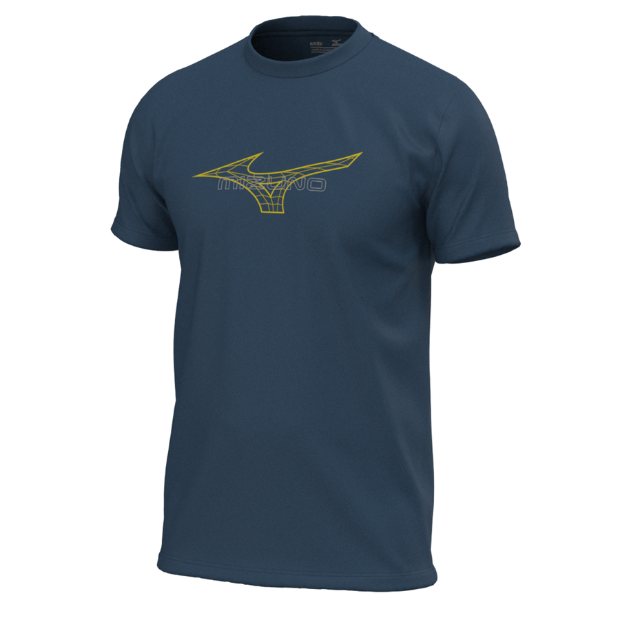 Mizuno ATHLETICS MIZUNO T-SHIRT Blue wing teal
